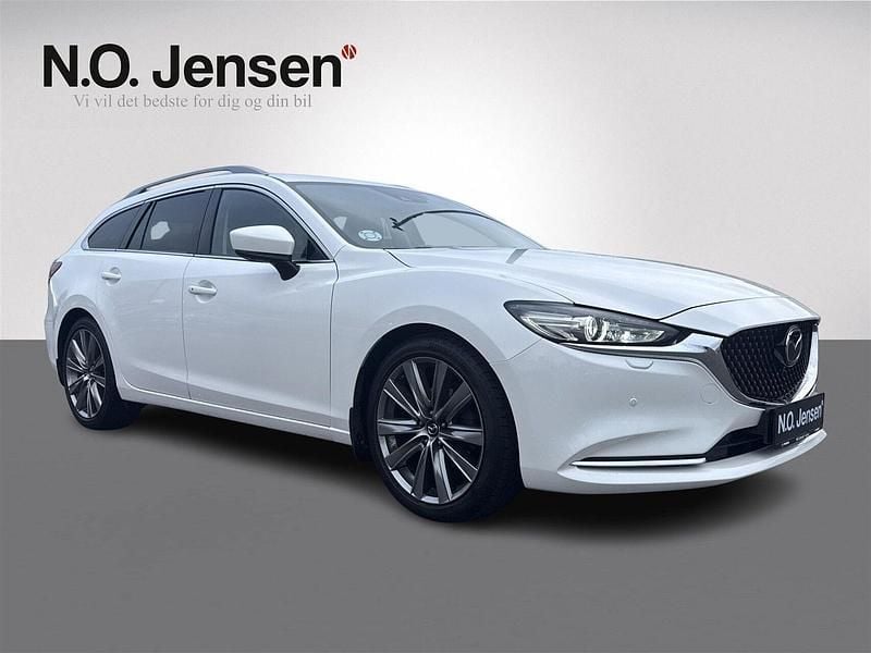 Hvidmetal Brugt 2019 Mazda 6 Optimum Stationcar | 219.900 kr. (Fair pris) - Billede 1/4