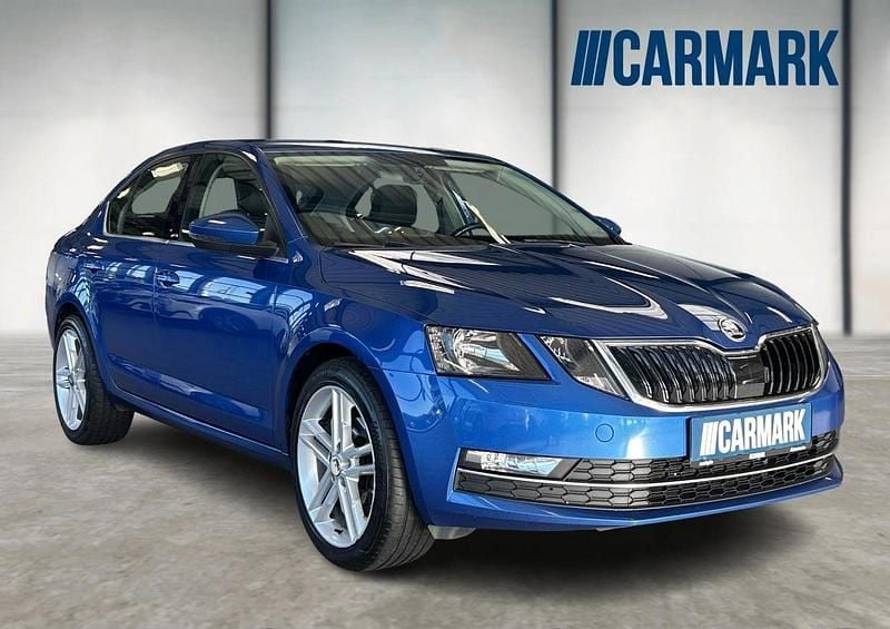 Blåmetal Brugt 2018 Skoda Octavia Elegance Hatchback | 129.800 kr. (God pris) - Billede 1/3
