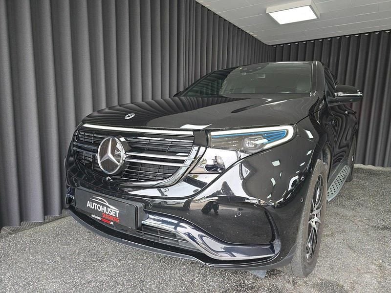 Sortmetal Brugt 2020 Mercedes EQC400 AMG line SUV | 354.900 kr. (God pris) - Billede 1/4