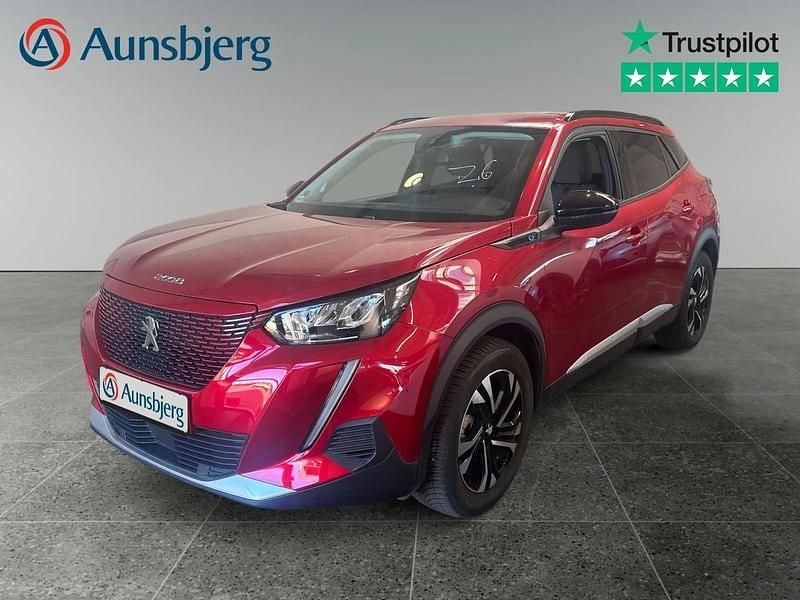 Rød metal Brugt 2022 Peugeot e-2008 Allure SUV | 144.500 kr. (Fair pris) - Billede 1/4