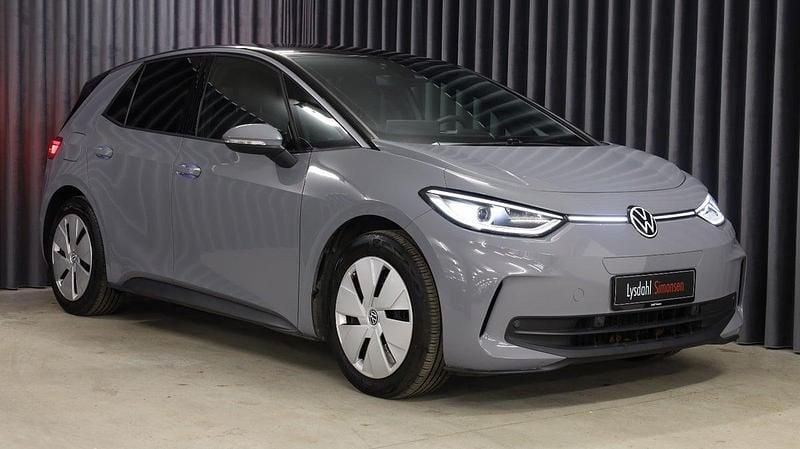 Grå Brugt 2023 VW ID.3 Pro Hatchback | 234.900 kr. (Lidt for dyr) - Billede 1/4