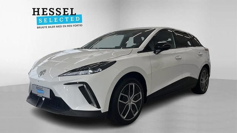 Dover white Brugt 2024 MG MG4 EV Luxury Hatchback | 189.900 kr. (Fair pris) - Billede 1/4