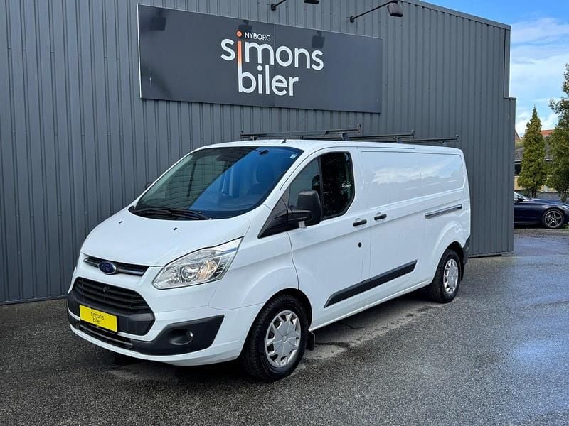 Hvid Brugt 2017 Ford Transit Custom Trend Van | 109.900 kr. - Billede 1/4