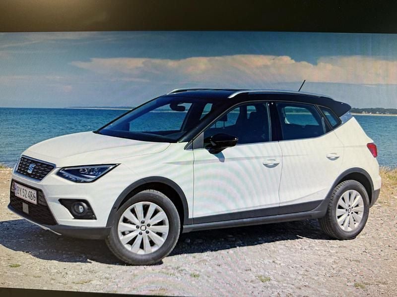 Candt white m.sort tag Brugt 2018 Seat Arona XCELLENCE SUV | 124.900 kr. (Fair pris) - Billede 1/4