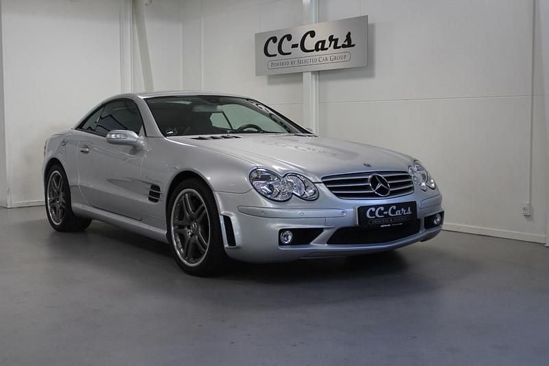 Brugt Mercedes SL55 AMG AMG 517 HK (380 kW) 2005 Sølv