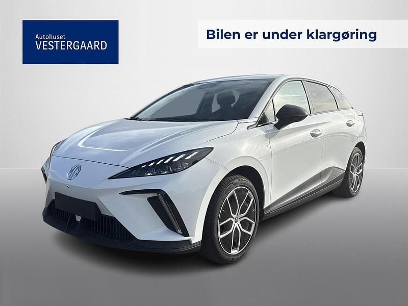 Hvid Ny 2025 MG MG4 EV Luxury Hatchback | 199.600 kr. (Fair pris) - Billede 1/4
