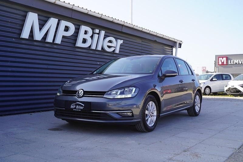 Gråmetal Brugt 2017 VW Golf VII Comfortline Hatchback | 129.700 kr. (Fair pris) - Billede 1/4