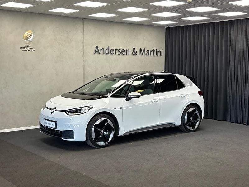 Whiteglacier Brugt 2020 VW ID.3 Pro Performance Hatchback | 189.800 kr. (Fair pris) - Billede 1/4