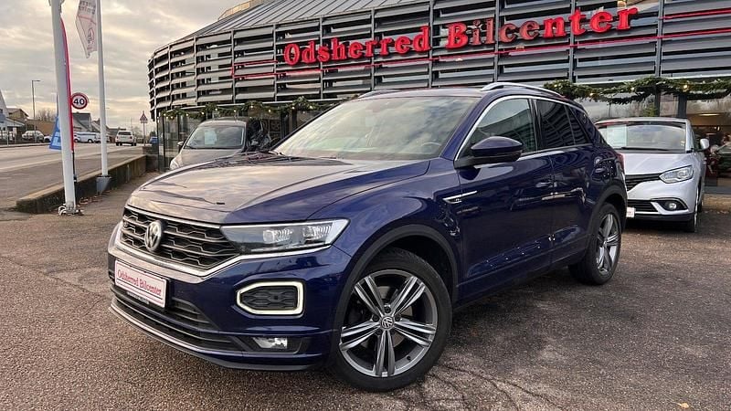 Mørkblåmetal Brugt 2020 VW T-Roc R-line SUV | 274.700 kr. (Fair pris) - Billede 1/4