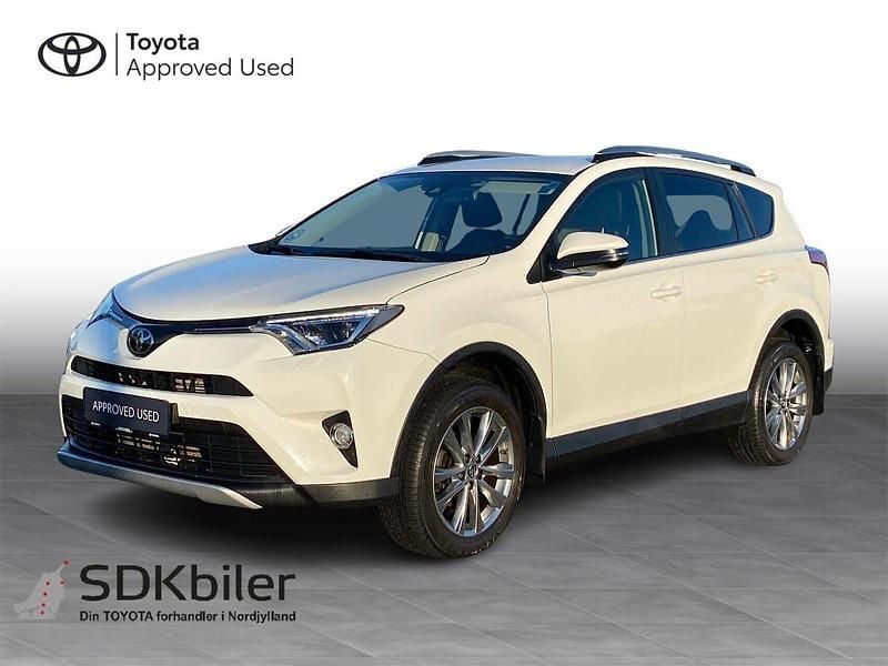 040 pure white Brugt 2018 Toyota RAV4 T3 SUV | 189.900 kr. - Billede 1/3