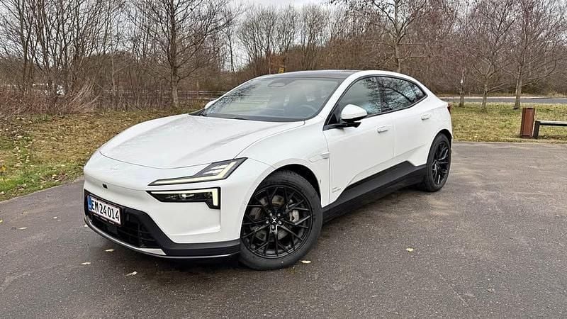 Hvid Brugt 2025 Polestar 4 Long Range Single Motor SUV | 355.000 kr. (God pris) - Billede 1/4