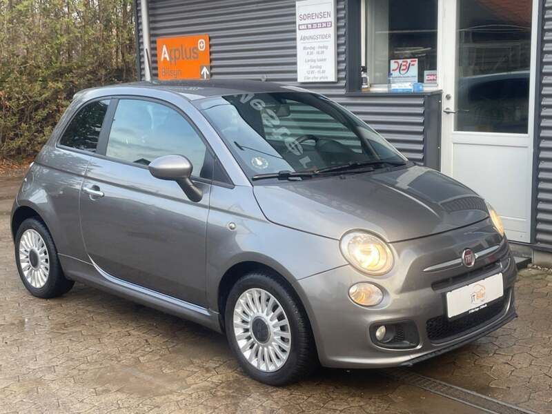 Gråmetal Brugt 2014 Fiat 500 S Hatchback | 49.900 kr. (Fair pris) - Billede 1/4