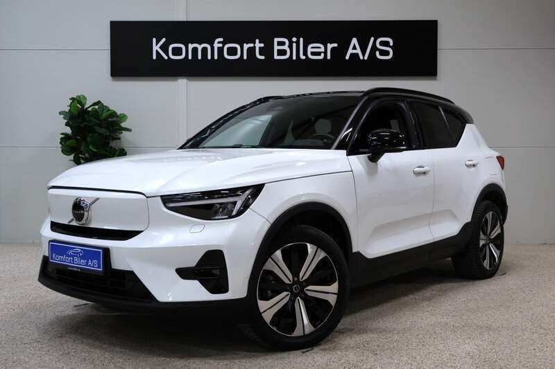 Hvidmetal Brugt 2022 Volvo XC40 Ultimate SUV | 258.900 kr. (God pris) - Billede 1/4