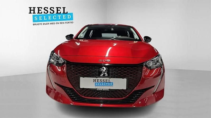Brugt Peugeot e-208 Allure 100 kW (136 HK) 2023 Rød Hatchback