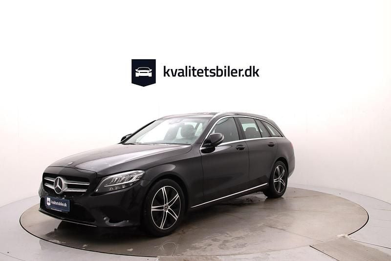 Sort Brugt 2021 Mercedes C220 Progressive Stationcar | 299.900 kr. (Fair pris) - Billede 1/4
