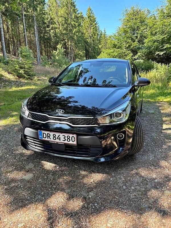 Brugt Kia Rio 99 HK (72 kW) 2018 Sort Hatchback