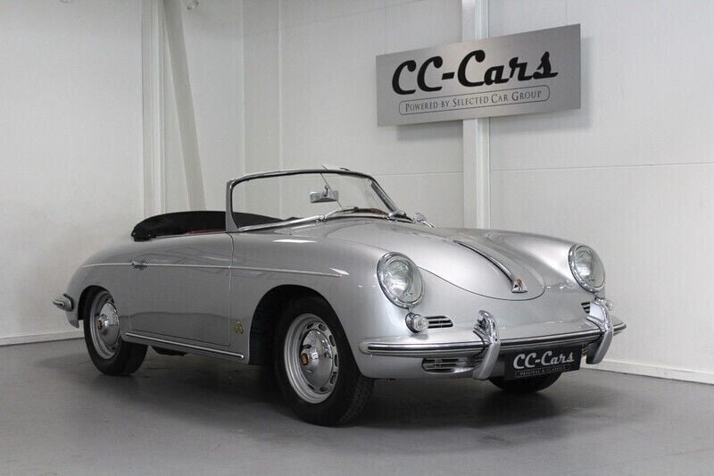Sølv Brugt 1960 Porsche 356 Cabriolet | 1.699.000 kr. - Billede 1/4