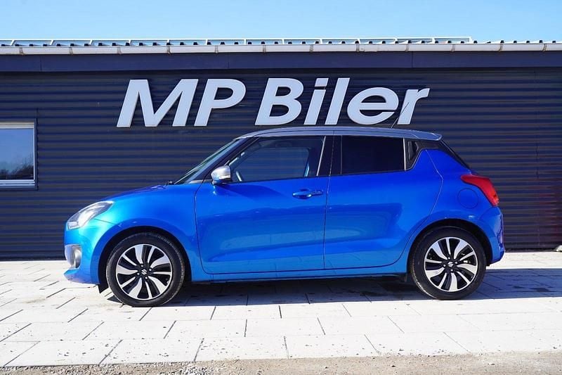 Brugt Suzuki Swift Exclusive 90 HK (66 kW) 2019 Blåmetal Hatchback