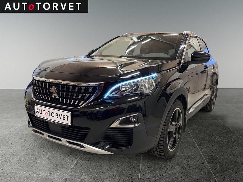Sort Brugt 2020 Peugeot 3008 Allure SUV | 129.700 kr. (God pris) - Billede 1/4