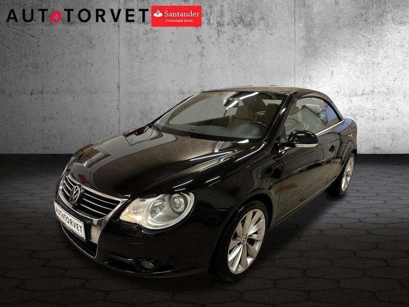 Sort Brugt 2008 VW Eos Cabriolet | 99.700 kr. - Billede 1/4
