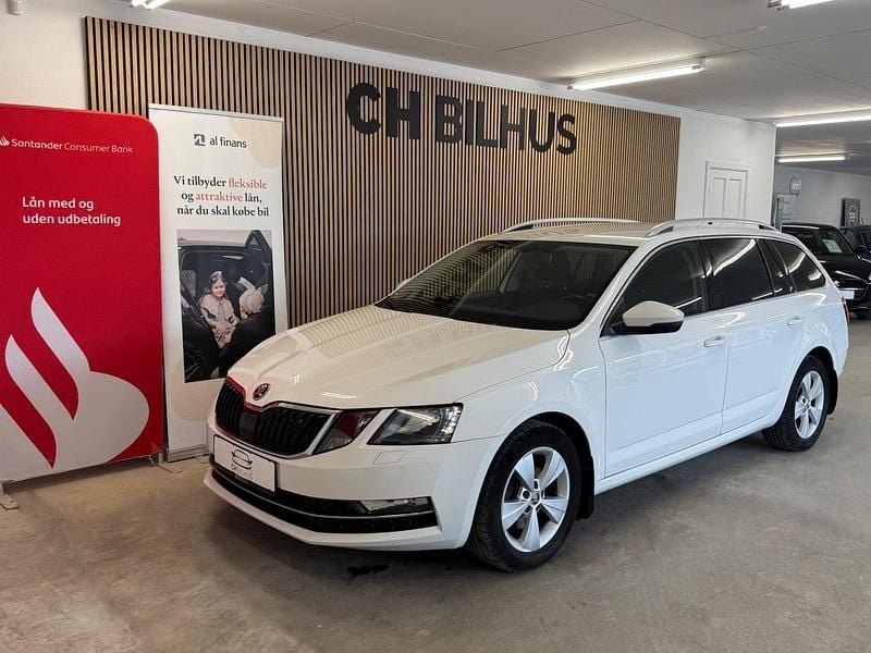 Hvid Brugt 2019 Skoda Octavia Style Stationcar | 169.500 kr. (Fair pris) - Billede 1/4