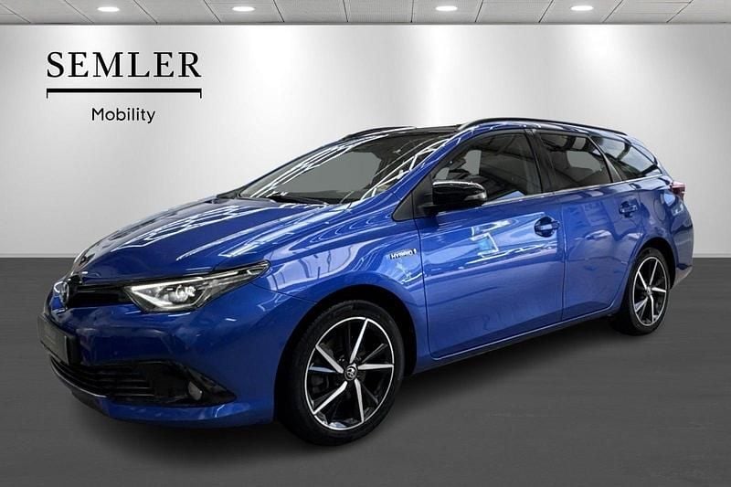 Blåmetal Brugt 2018 Toyota Auris Hybrid H2 Stationcar | 139.900 kr. (Fair pris) - Billede 1/4