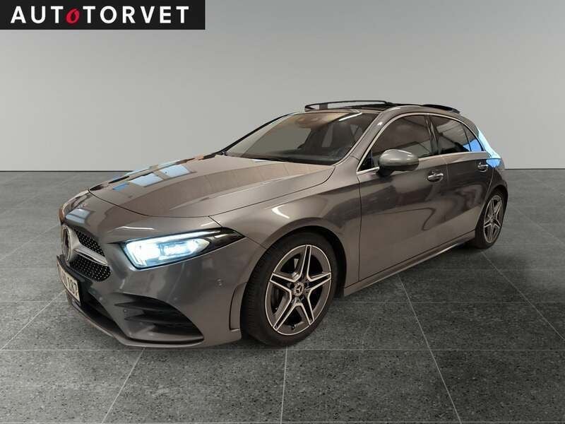 Gråmetal Brugt 2019 Mercedes A200 AMG line Hatchback | 269.700 kr. (Dyr) - Billede 1/4