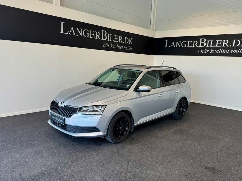 Sølvmetal Brugt 2020 Skoda Fabia Celebration Stationcar | 129.500 kr. (Dyr) - Billede 1/4