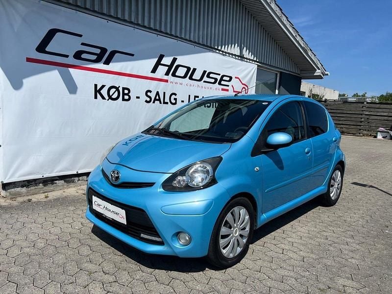 Blå Brugt 2014 Toyota Aygo T1 Hatchback | 26.000 kr. (God pris) - Billede 1/4