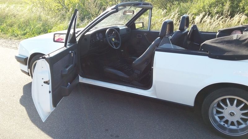 Brugt Opel Ascona 112 HK (82 kW) 1985 Hvid Cabriolet