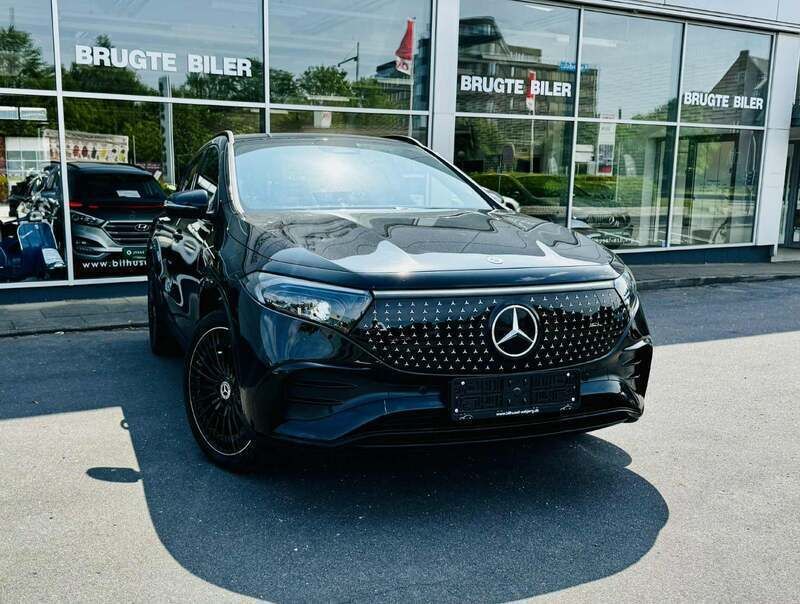 Sortmetal Brugt 2024 Mercedes EQA250+ AMG line SUV | 342.900 kr. (God pris) - Billede 1/4