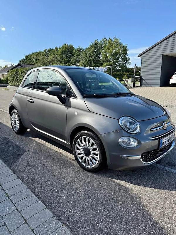 Grå Brugt 2017 Fiat 500 Hatchback | 76.000 kr. (Fair pris) - Billede 1/4