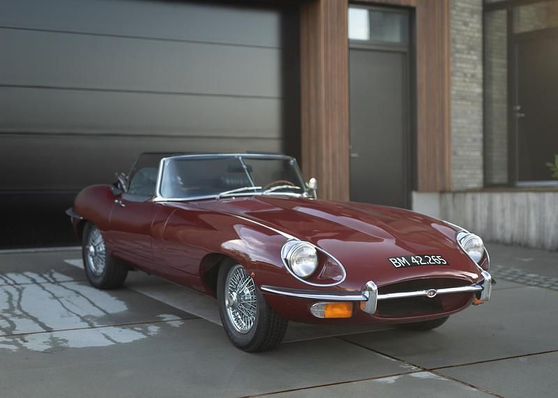 Rød Brugt 1969 Jaguar E-Type Cabriolet | 549.000 kr. - Billede 1/4