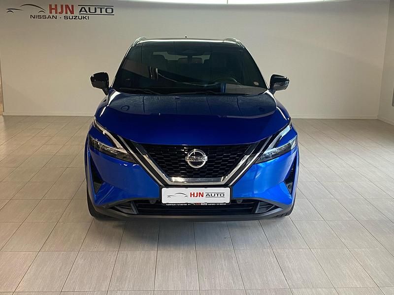Brugt Nissan Qashqai Tekna+ 158 HK (116 kW) 2021 Blå/sort SUV
