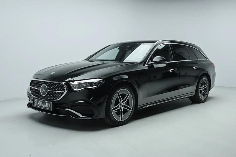 Sort Brugt 2024 Mercedes E300 AMG Sedan | 684.900 kr. - Billede 1/4