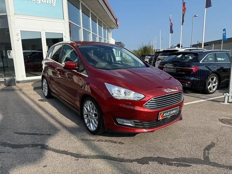 Bordeauxmetal Brugt 2017 Ford C-MAX Titanium MPV | 129.800 kr. (Dyr) - Billede 1/4