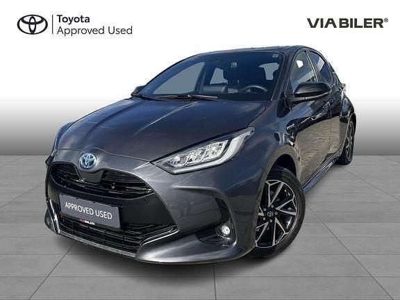 040 pure white Brugt 2020 Toyota Yaris Hybrid H3 Hatchback | 184.900 kr. (Dyr) - Billede 1/4