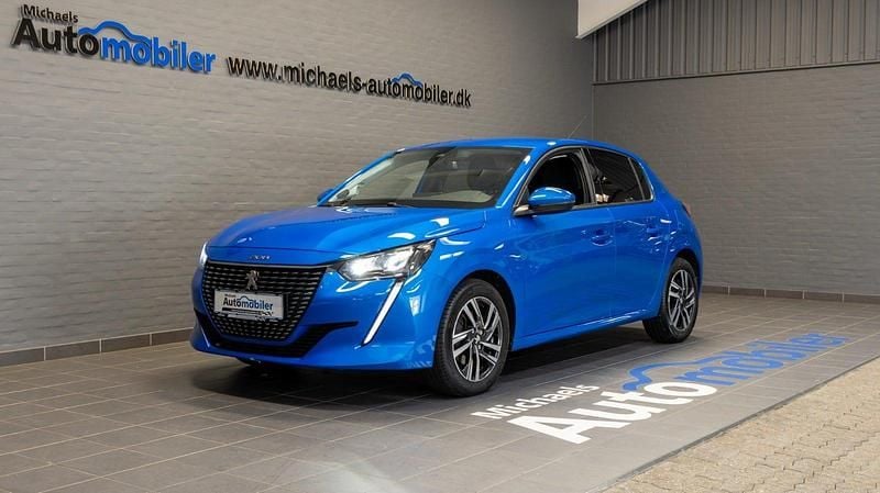 Blåmetal Brugt 2021 Peugeot 208 Allure Hatchback | 144.900 kr. (Fair pris) - Billede 1/4