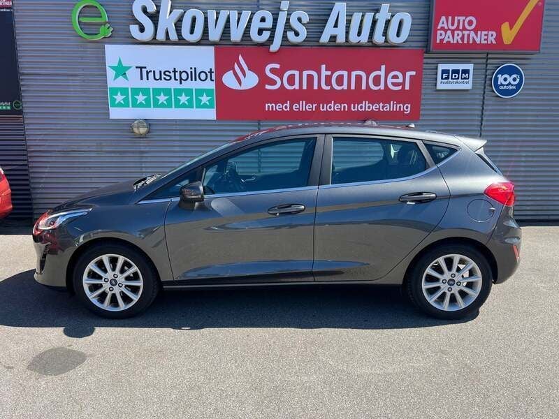 Gråmetal Brugt 2018 Ford Fiesta Titanium Hatchback | 89.900 kr. (Fair pris) - Billede 1/4
