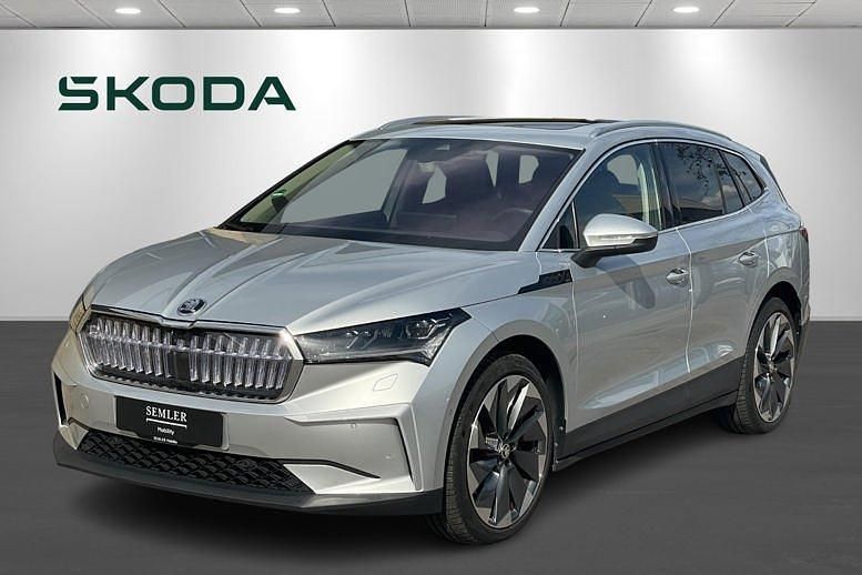 Sølvmetal Brugt 2022 Skoda Enyaq iV ecoSuite SUV | 264.900 kr. (Lidt for dyr) - Billede 1/4