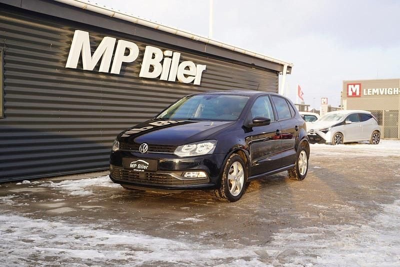 Sort Brugt 2016 VW Polo Comfortline Hatchback | 69.900 kr. (God pris) - Billede 1/4