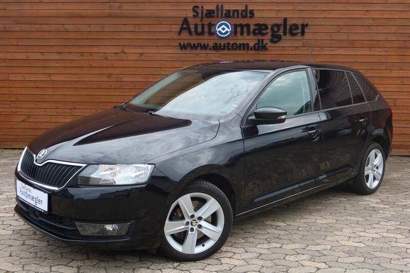 Sort Brugt 2017 Skoda Rapid Ambition Hatchback | 130.000 kr. (Fair pris) - Billede 1/4
