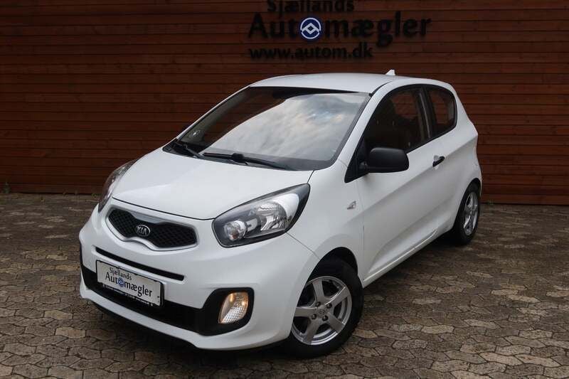 Hvid Brugt 2013 Kia Picanto Active Hatchback | 30.000 kr. (Super pris) - Billede 1/4