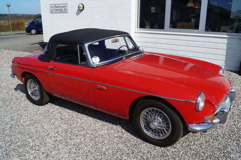 Rød Brugt 1963 MG B Cabriolet | 139.800 kr. - Billede 1/4