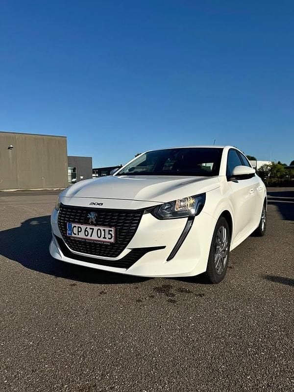 Brugt Peugeot 208 75 HK (55 kW) 2020 Hvid Hatchback