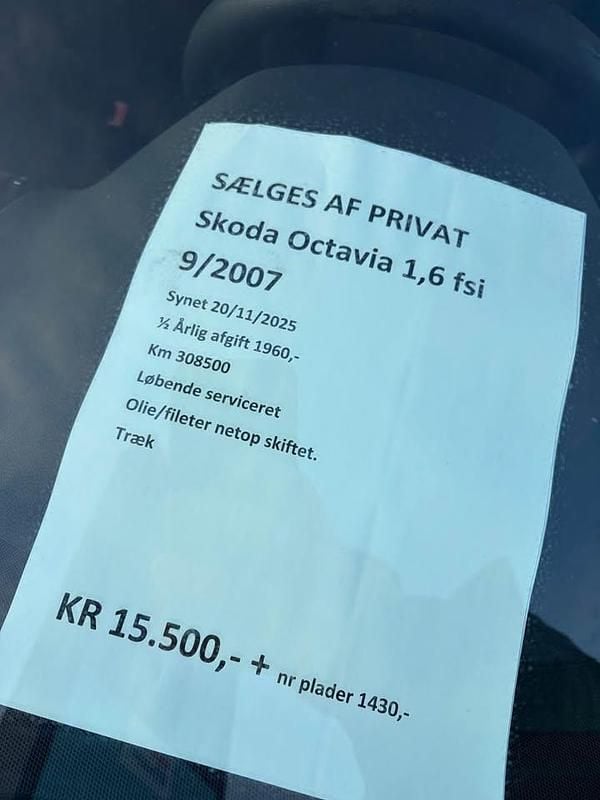 Brugt Skoda Octavia 116 HK (85 kW) 2007