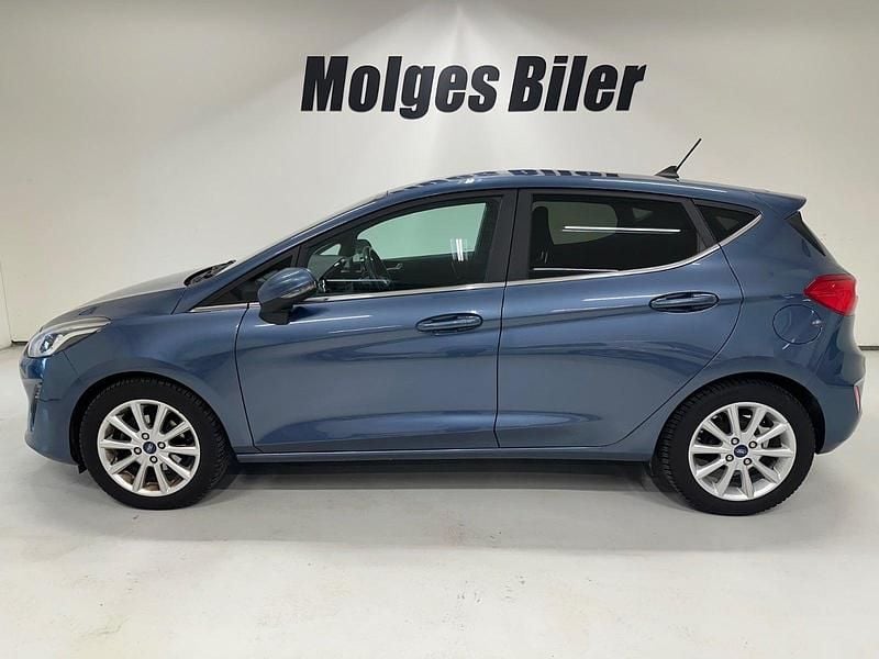 Brugt Ford Fiesta Titanium 100 HK (73 kW) 2019 Blåmetal Hatchback