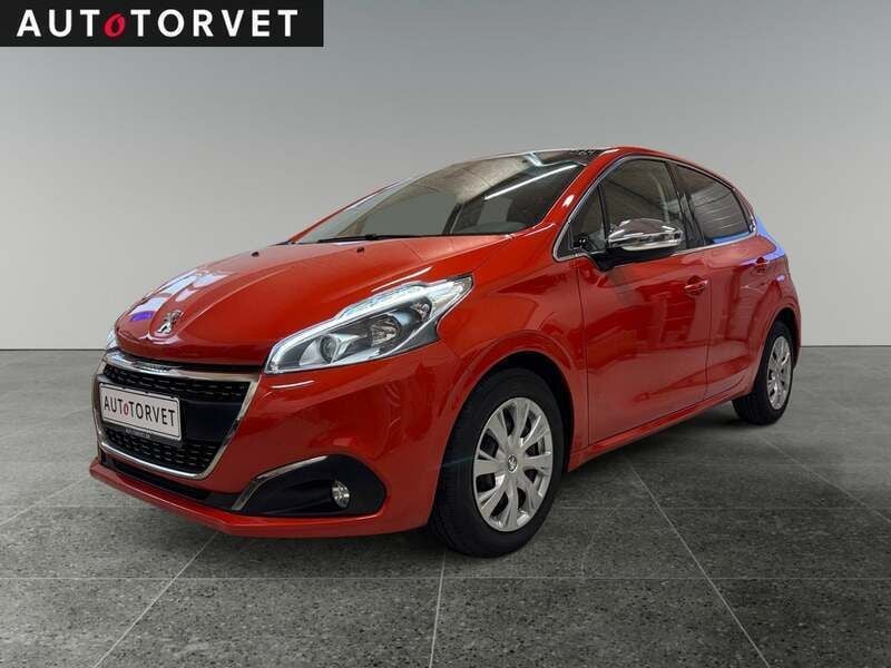 Orangemetal Brugt 2018 Peugeot 208 Allure Sky Hatchback | 79.700 kr. (God pris) - Billede 1/4
