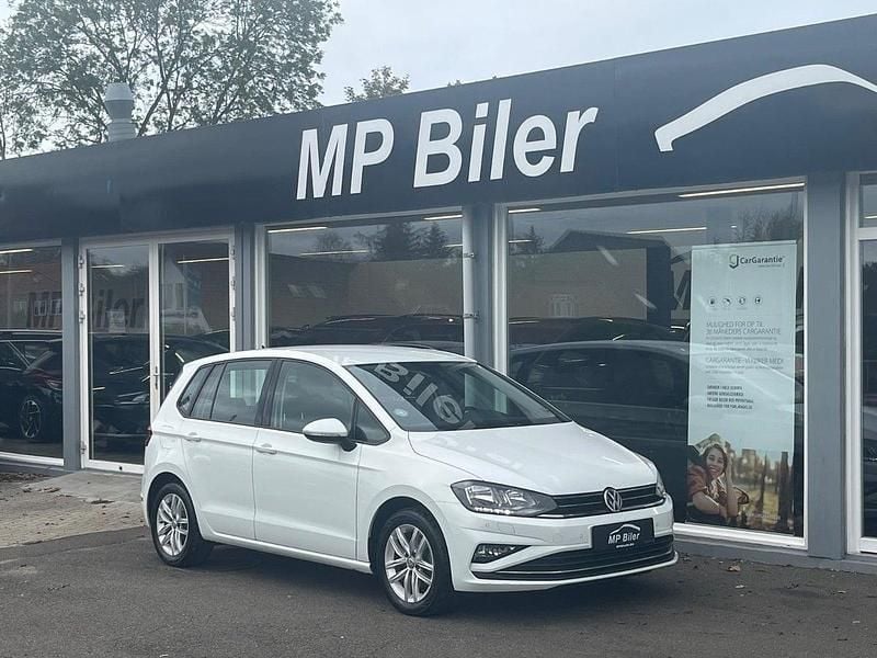 Hvid Brugt 2018 VW Golf Sportsvan Comfortline MPV | 174.900 kr. (Fair pris) - Billede 1/4