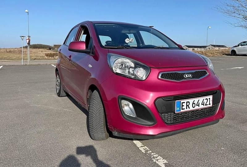 Brugt Kia Picanto 68 HK (50 kW) 2014 Lilla/violet Hatchback